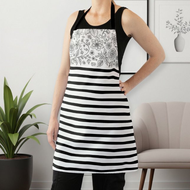 Women's Kitchen Apron with Stylish Pattern  Schürze (Von Creator hochgeladen)