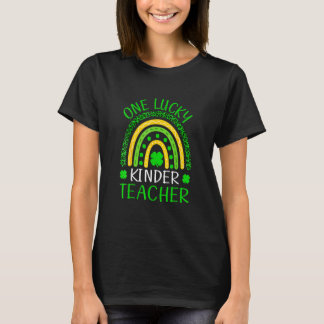 Womens Kleeblatt One Lucky Teacher St Patrick S Da T-Shirt