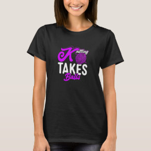 Womens Knittern Mama Strick Gran T-Shirt