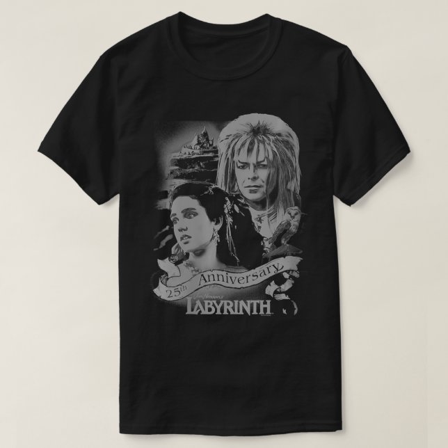 Womens Labyrinth Anniversary VNeck T-Shirt (Design vorne)