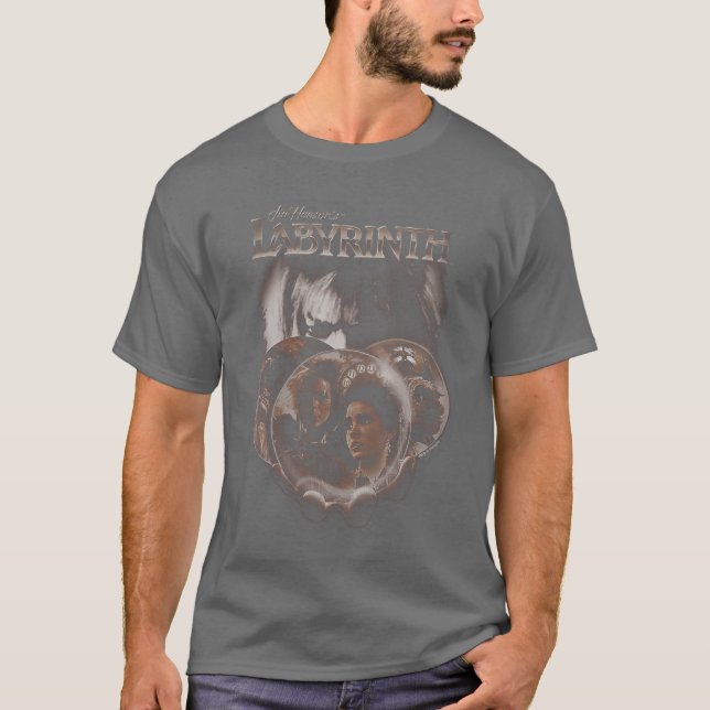 Womens Labyrinth Globes VNeck boy T-Shirt (Vorderseite)