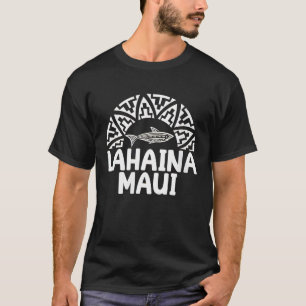 Womens Lahaina Maui Shark Vacation Abenteuerreise T-Shirt