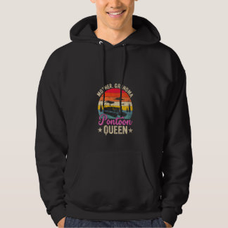 Womens Lake Life Women Mom Mother Grandma Pontoon  Hoodie