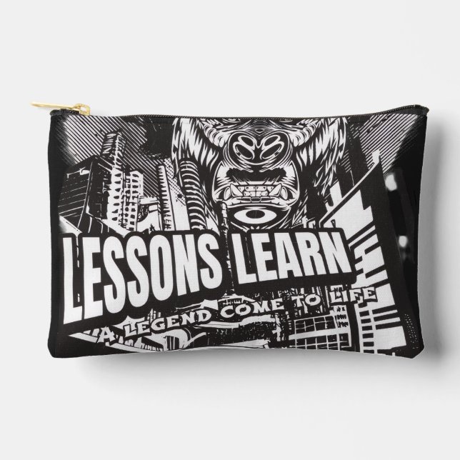 WOMEN'S LEGENDARY GORILLA LESSONS LEARN SEW BAG ZUBEHÖRTASCHE (Vorderseite)
