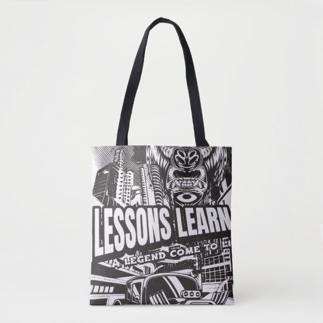 WOMEN'S LEGENDARY GORILLA LESSONS LEARN TOTE BAG  (Vorderseite)