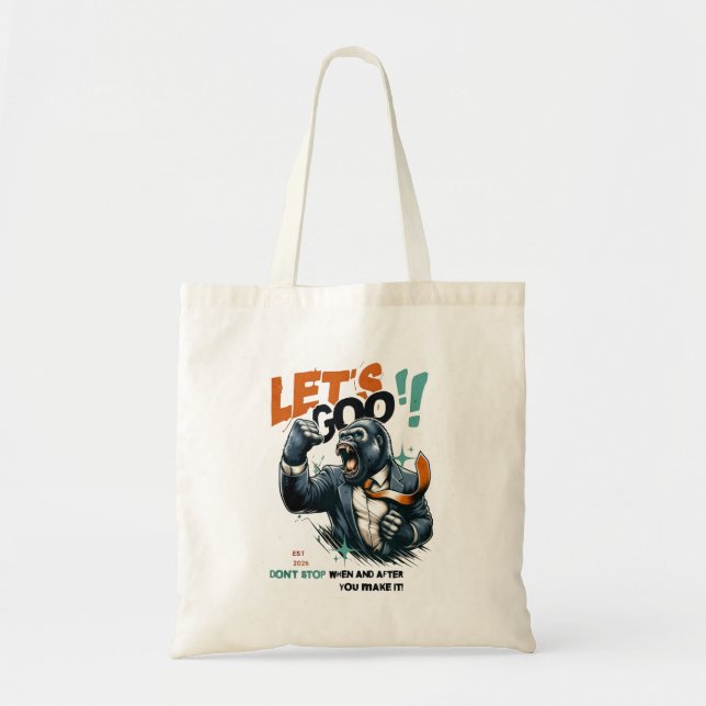 WOMEN'S LET'S GOO LESSONS LEARN TOTE BAG  TRAGETASCHE (Vorne)