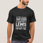 Womens Lewis Funny Nachname Familienbaum Birthday  T-Shirt<br><div class="desc">Womens Lewis Funny Nachname Familienbaum Geburtstags-Wiedersehen-Idee</div>