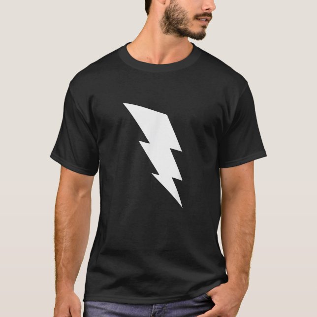 Womens Lightning Design Lässig Tops T-Shirts für d (Vorderseite)