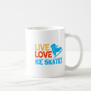 Womens Live Glide Ice Skate Motivation für Skaten Kaffeetasse