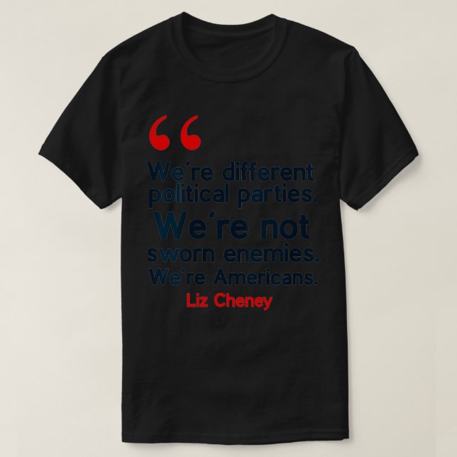 Womens Liz Cheney Quote VNeck  T-Shirt (Design vorne)