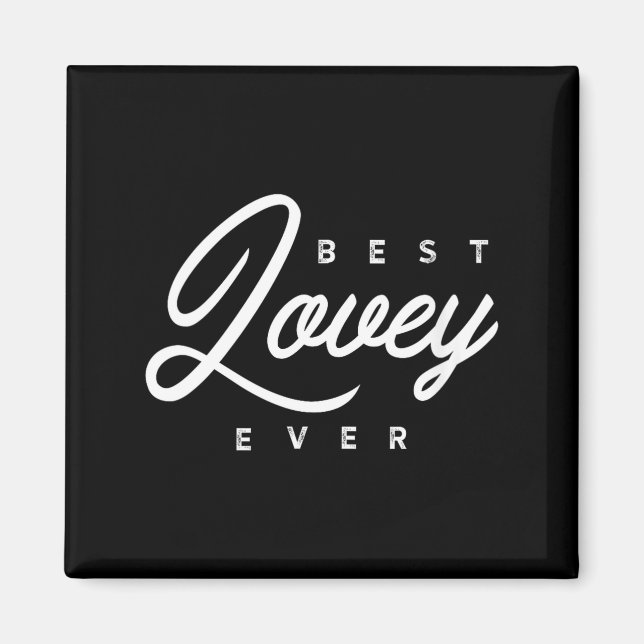 Womens Lovey Design_ Lovey Ever V-neck  Magnet (Vorne)