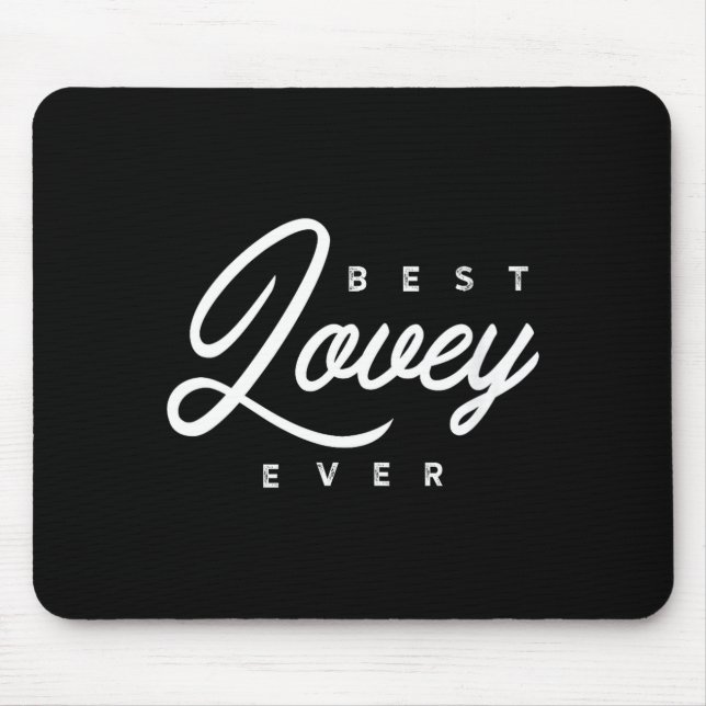 Womens Lovey Design_ Lovey Ever V-neck  Mousepad (Vorne)