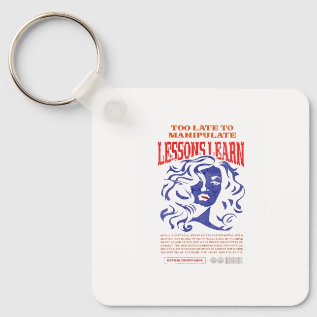 WOMEN'S MANIPULATE LESSONS LEARN KEYCHAIN  SCHLÜSSELANHÄNGER (Vorderseite)