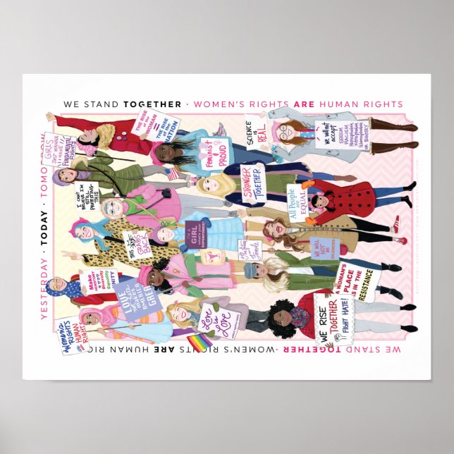Women's March Poster (Vorne)