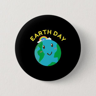 Womens Mens Earth Day Environmental Awareness Gere Button