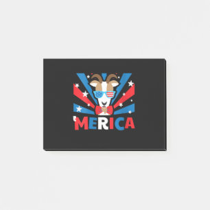 Womens Merica Goat Post-it Klebezettel