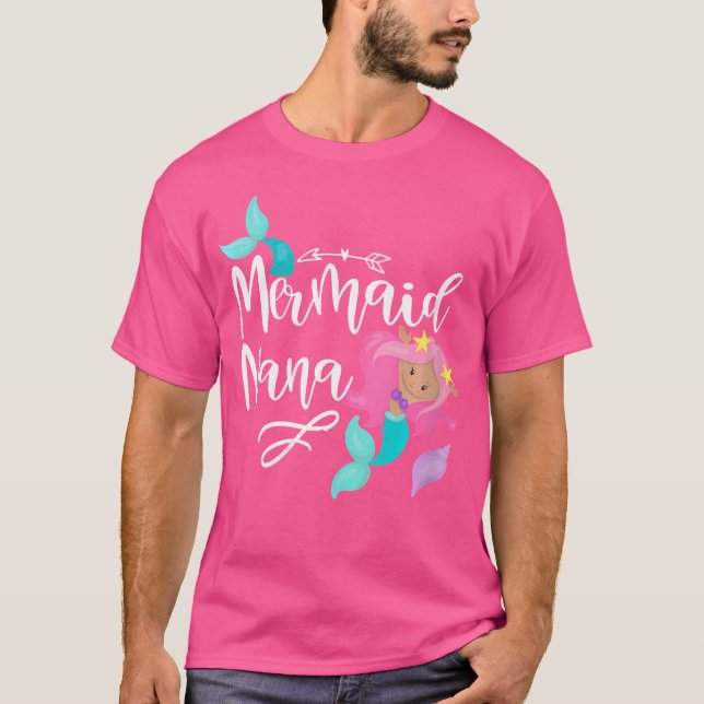 Womens Mermaid Nana T-Shirt (Vorderseite)