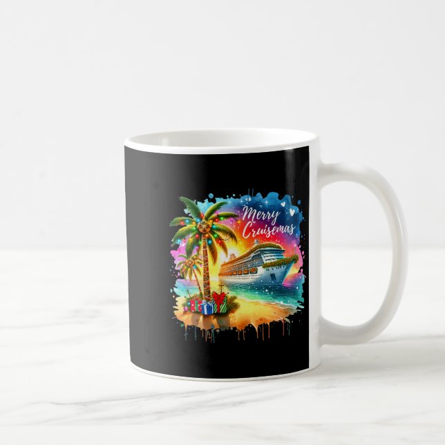 Womens Merry Cruisemas Family Cruise Christmas Fun Kaffeetasse (Rechts)