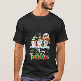 Womens Merry Teethmas Weihnachten T-Shirt