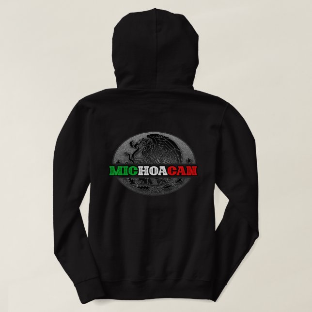 Womens Michoacan Mexico Hoodie (Design Rückseite)