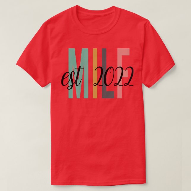 Womens MILF Est  T-Shirt (Design vorne)