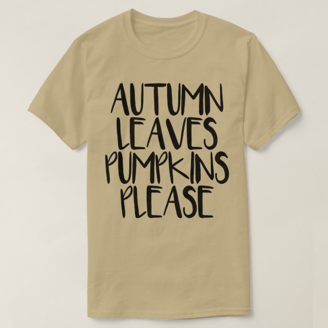 Womens Minimal Funny Sprichwort Herbst Leaves Pump T-Shirt (Design vorne)