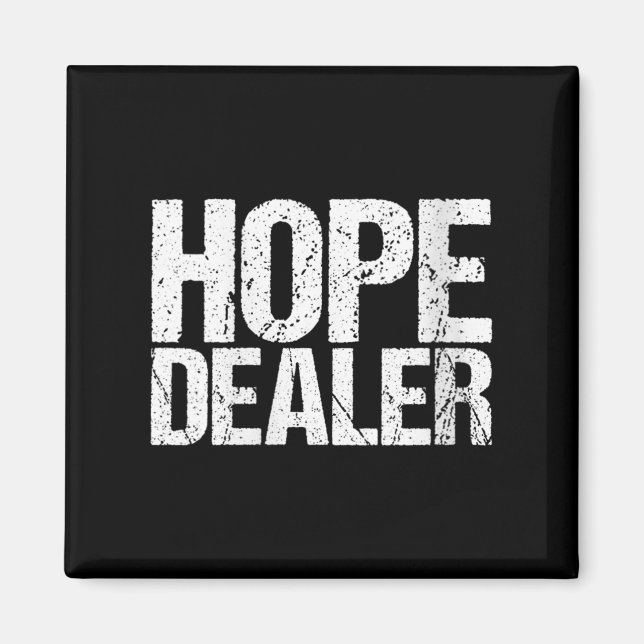 Womens Motivational Hope Er V-neck  Magnet (Vorne)