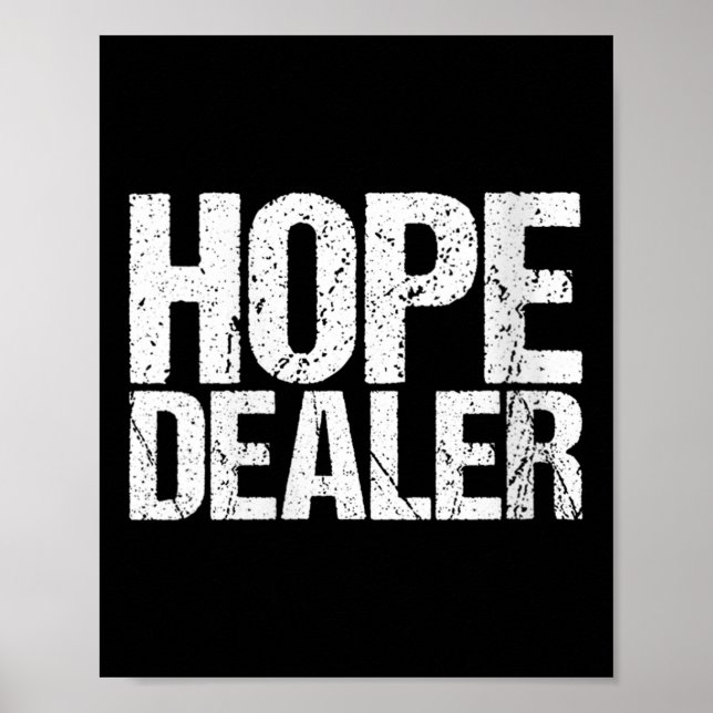 Womens Motivational Hope Er V-neck  Poster (Vorne)