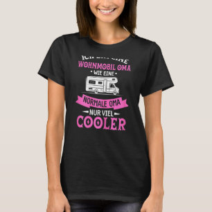 Womens Motorhome Grandma Caravan Camping Camper T-Shirt