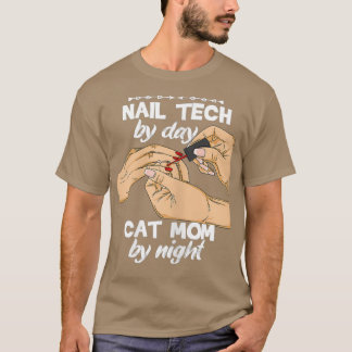 Womens Nail Polnisch Design für Ihren Nagelkünstle T-Shirt