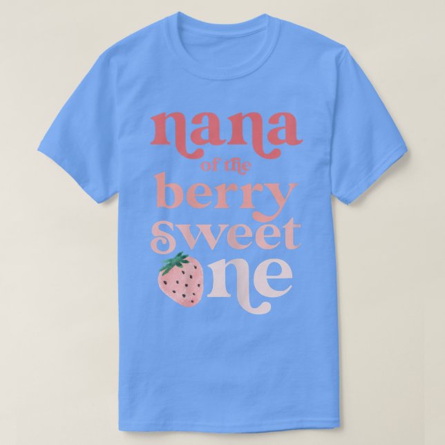 Womens Nana von Berry Sweet One Strawberry Firs T-Shirt (Design vorne)