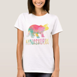 Womens Nanasaurus T - Shirt Nanasaur Niedlich Nana