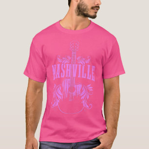 Womens Nashville Guitar Tennessee Country Music Ci T-Shirt