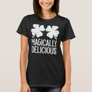 Womens Naughty Kleeblatts Magisch Delicious St Pa T-Shirt