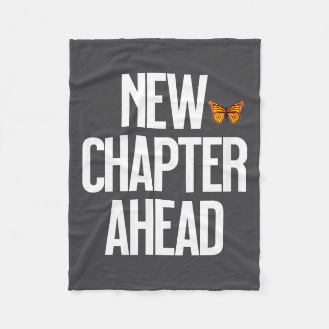 Women's New Chapter Ahead Monarch Butterfly New Be Fleecedecke (Vorderseite)