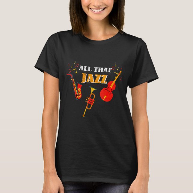 Womens New Orleans Birthplace Of Jazz Music Louisi T-Shirt (Vorderseite)