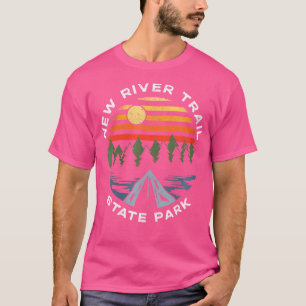Womens New River Trail Staat Park Virginia Camping T-Shirt