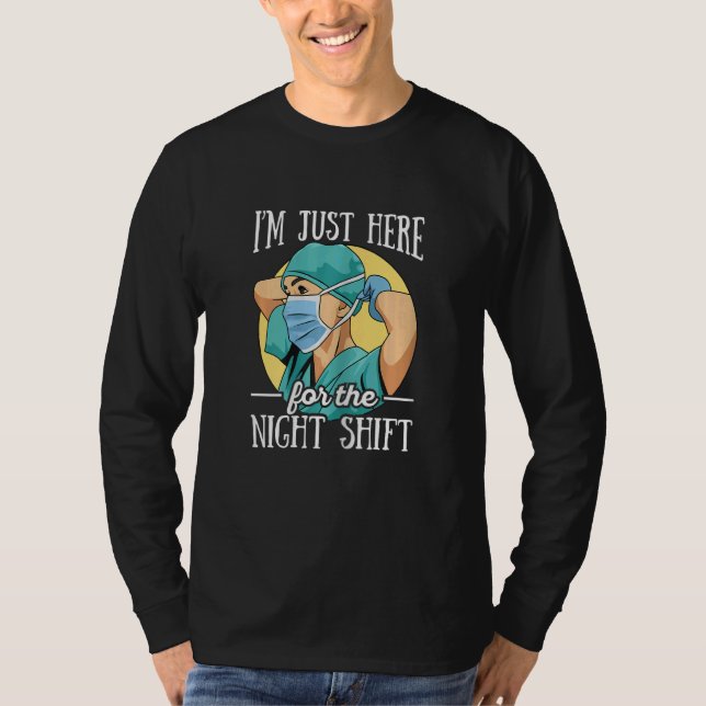 Womens Night Shift Nurse Appreciation Quote for a  T-Shirt (Vorderseite)