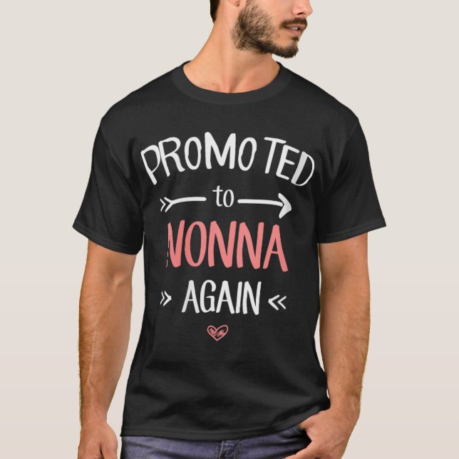 Womens Nonna New Promoted To Nonna Again V-neck  T-Shirt (Vorderseite)