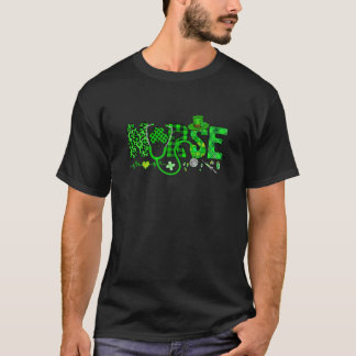 Womens Nurse Life St Patrick's Day Lucky Nurse Sha T-Shirt