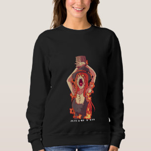 Womens Occult Bleibe Lit Satan Devil Hell Unholy A Sweatshirt