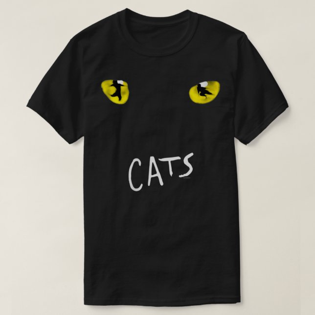 Womens Official 'CATS' Logo VNeck  T-Shirt (Design vorne)
