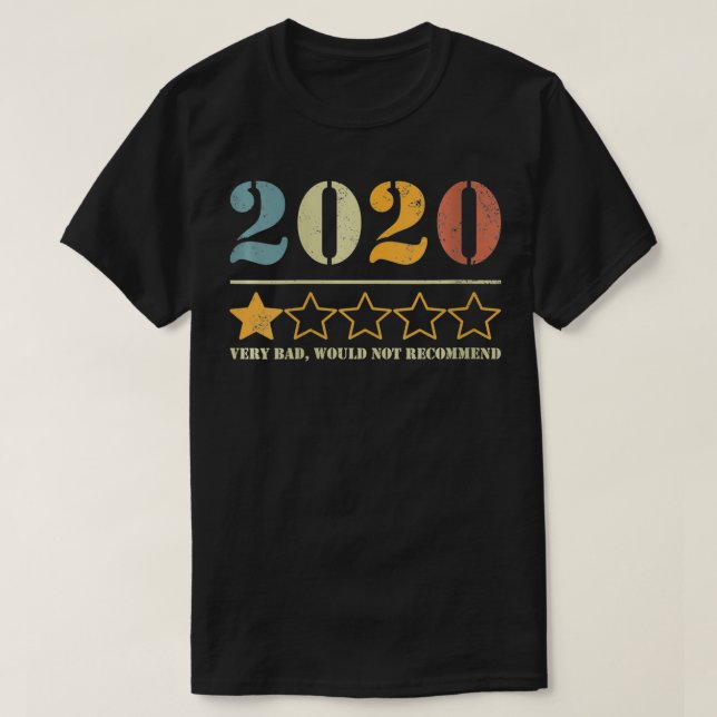 Womens One 2020 sehr schlecht würde nicht empfehle T-Shirt (Design vorne)