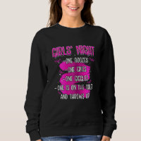 Womens One stärkt One Cries One Giggles - Girls Ni