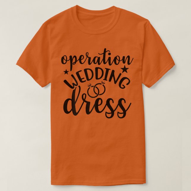 Womens Operation Wedding Dress Matching Wedding Ba T-Shirt (Design vorne)