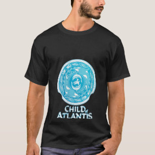 Womens Orcas delphines Meeresschildkröte Atlantis T-Shirt