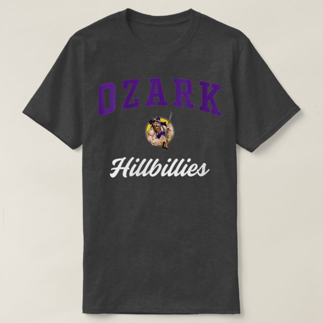 Womens Ozark High School Hillbillies Veck T-Shirt (Design vorne)