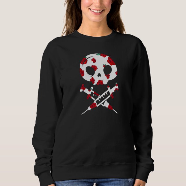 Womens Phlebotomist Phlebotomy Quote  6 Sweatshirt (Vorderseite)