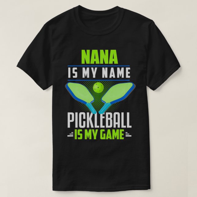 Womens Pickleball Grandma Nana Pickleball Geschenk T-Shirt (Design vorne)