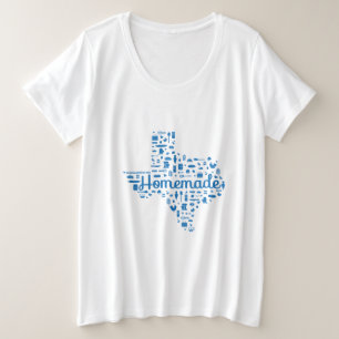 Women's Plus Size Homemade Texas T-Shirt